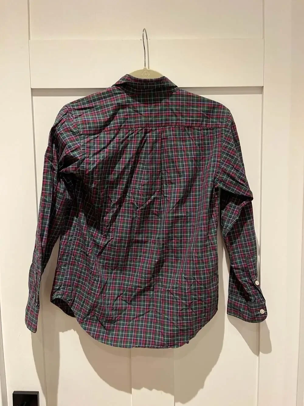Ralph Lauren Youth Long Sleeve Plaid Button-Down Shirt, Size M (12/14)